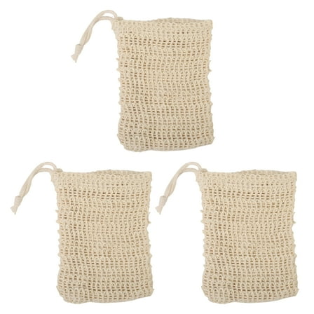 ACDANC 3Pcs Soap Holder,Bar Soap Pouch,Soap Bag,Cotton and Linen
