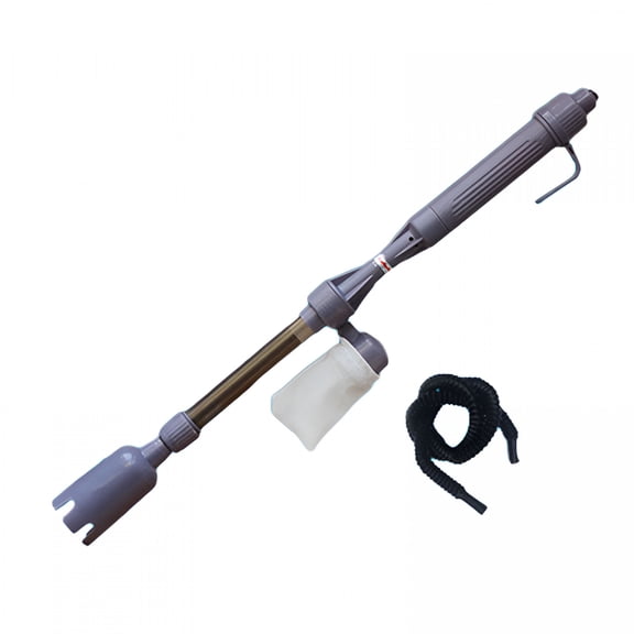 ACDANC 4-In-1 Automatic Aquarium Gravel Cleaner-Electric Siphon Vacuum for Water Changing Sand Washing&Fish Tank Cleaning Fish Tank Cleaner Vacuum(16.3-32.8In Adjustable Gray)
