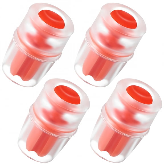 ACDANC 4 Pack Bite Valve Replacement Sheath for Hydration Bladder - Silicone Nozzle Mouthpiece with Inner Post - Fits Most Water Reservoir Brands for Hiking Camping Cycling Running Outdoor Sports