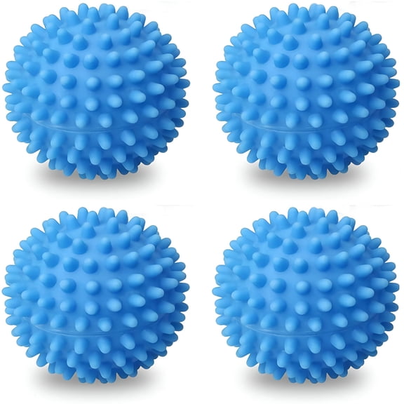 ACDANC 4 Pack Dryer Balls,Washing Ball Speeds Drying Reusable Dryer Ball for Washing Machine