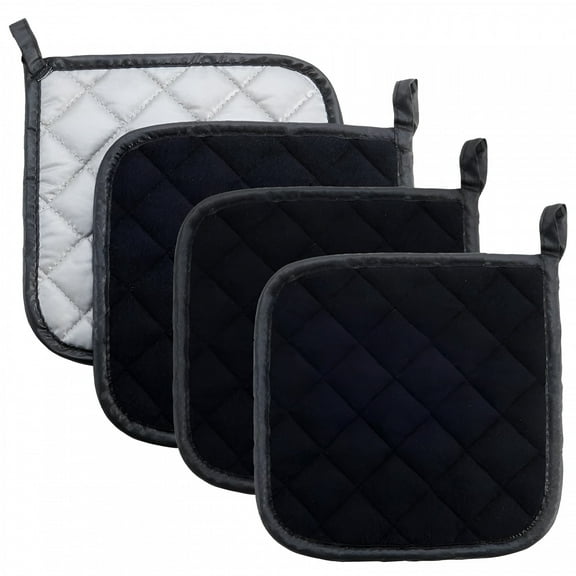 ACDANC 4 Pack Pot Holders for Kitchen Heat Resistant Pot Holders Sets Oven Hot Pads Cloth Pot Holders for Cooking Baking