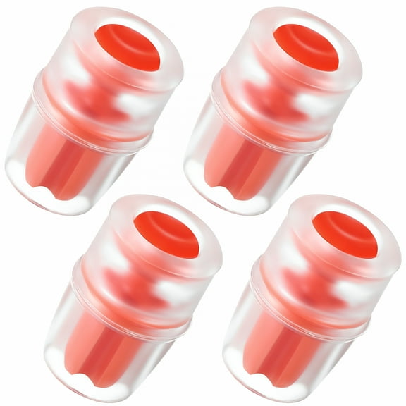 ACDANC 4 Packs Bite Valve Replacement Sheath for Water Bladder, Hydration Pack Bite Valve Silicone Nozzle Mouthpiece Replacement