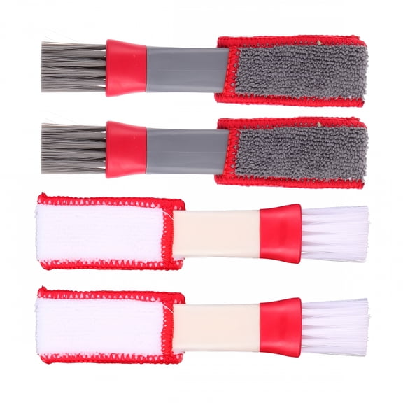 ACDANC 4 Pcs Duster Cleaning Brush Car Dash Cleaner Interior Air Conditioner Mini Microfiber Cloth Cover