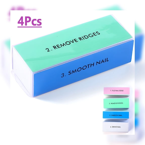 ACDANC 4 Way Shiny Block / 4 Step Buffing Block Shine Nail Buffer
