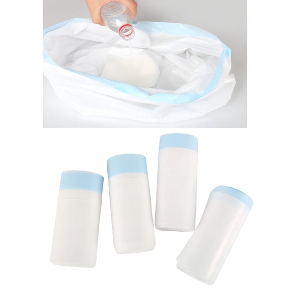 ACDANC 40 Pcs Bedside Commode Liners with Absorbent Pad, Leak Proof Portable Toilet Bags for Seniors