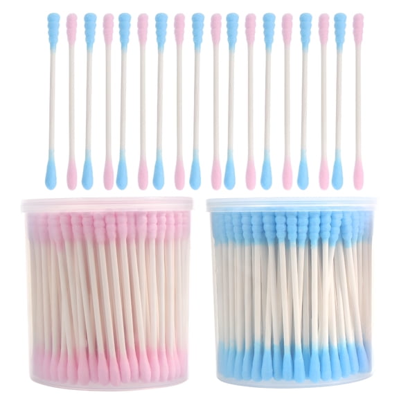 ACDANC 400Pcs Double Pointed Cotton Swabs for Makeup & Cleaning