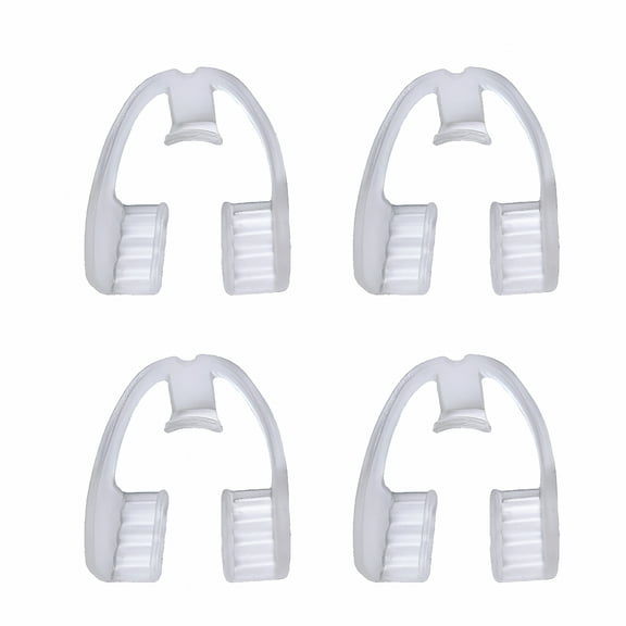 ACDANC 4PCS Dental Night Protector Dental Guard Teeth Grinding Guard Food Grade EVA Mouth Guard (Transparent)