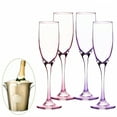 thumbnail image 1 of ACDANC 4Pcs Champagne Flutes Plastic 5 oz Reusable Multiple Times Champagne Glasses Party Cups for Bridal Shower Party Mix2, 1 of 7
