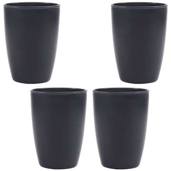 ACDANC 4Pcs Cups for Kitchen Food Grade Pp Coffee Mugs Set Of 4 Dishwasher Safe Stackable Coffee Mugs,Style1