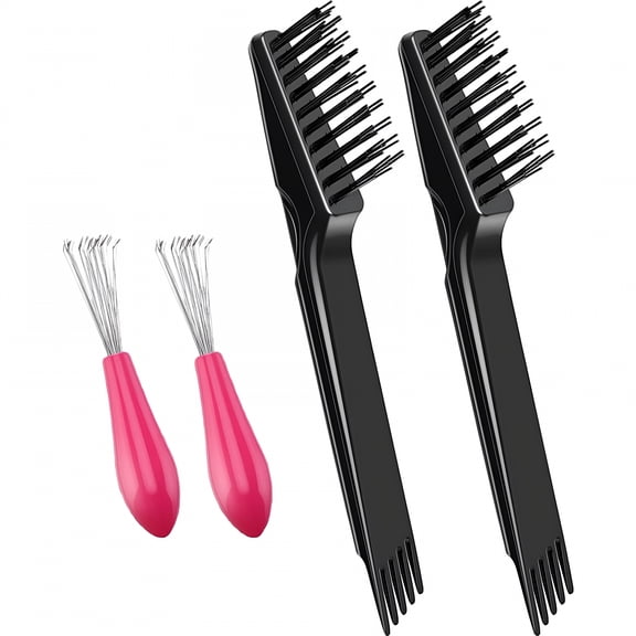 ACDANC 4Pcs Hair Brush Cleaning Tool Comb Cleaning Hairbrush Cleaner