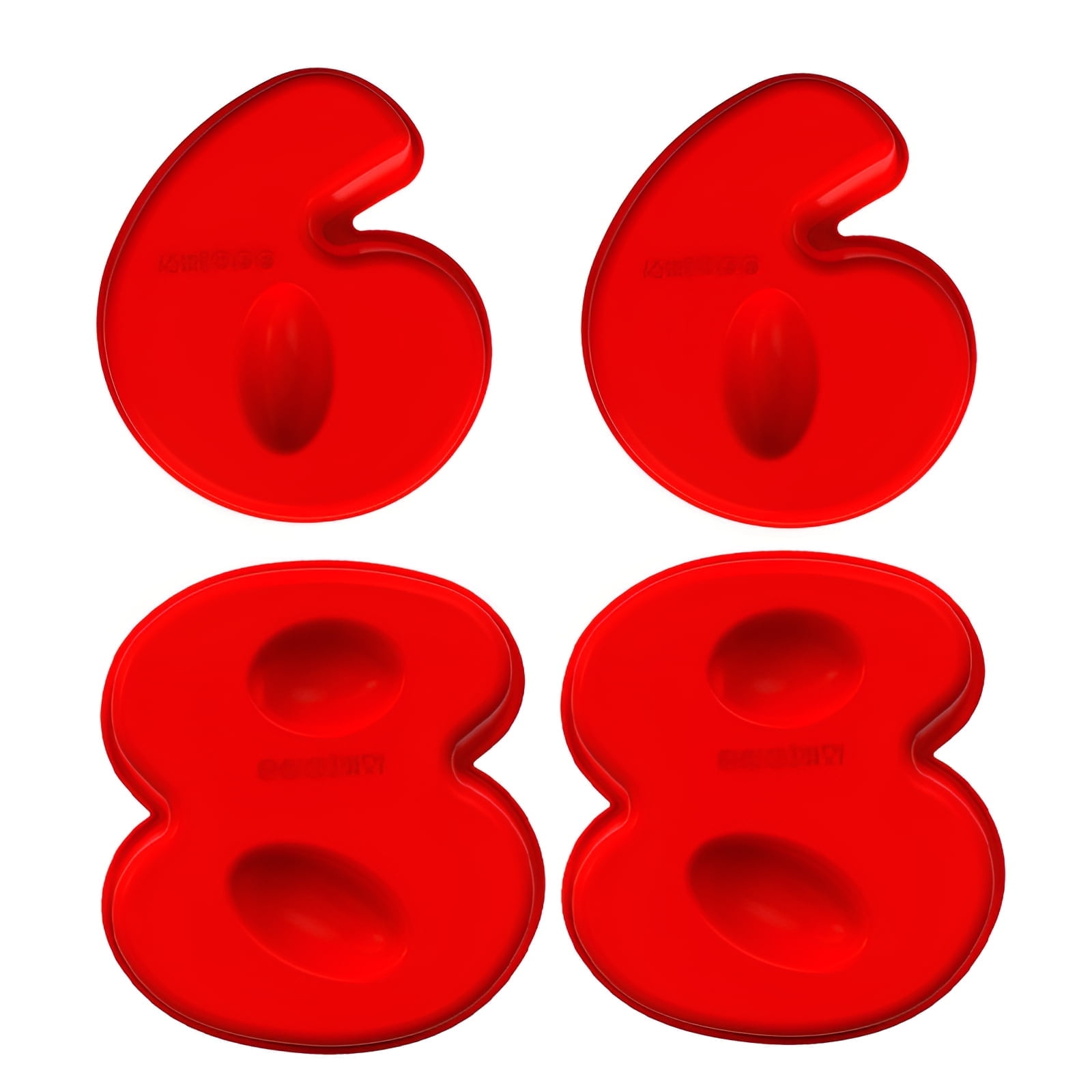 ACDANC 4Pcs Kitchen Mold,Enhanced Fun Silicone Molds for Food,Baking ...