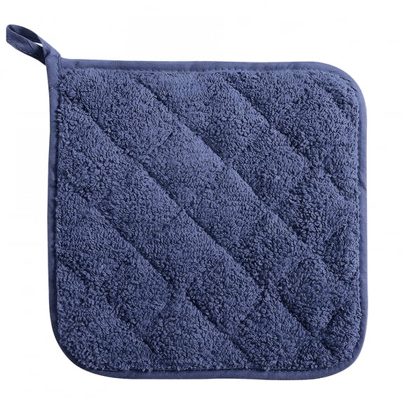 ACDANC 4Pcs Pot Holders for Kitchen Heat Resistant,Cotton Potholders with Hanging Loops,Square Hot Pads Oven Pot Holder for Cooking Baking