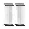 thumbnail image 1 of ACDANC 4Pcs Roll Up Dish Drying Rack,High-Strength Material Over the Sink Dish Drying Rack,Strong Protection Over the Sink Dish Drainer Drying Rack,Black, 1 of 4