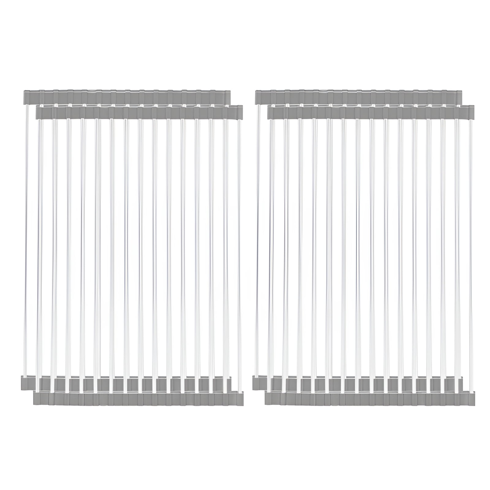 ACDANC 4Pcs Roll Up Dish Drying Rack,Precision Cutting Over the Sink ...