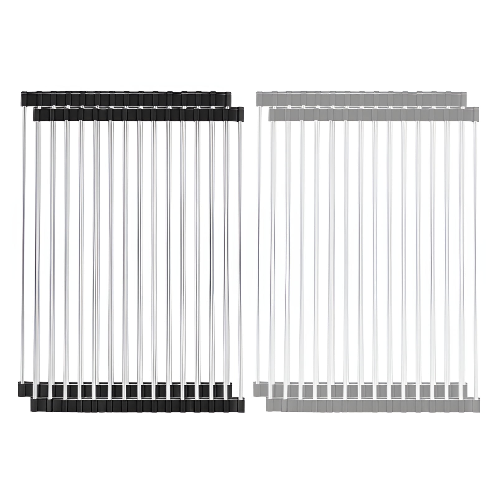 ACDANC 4Pcs Roll Up Dish Drying Rack,Reinforced Support Over the Sink ...