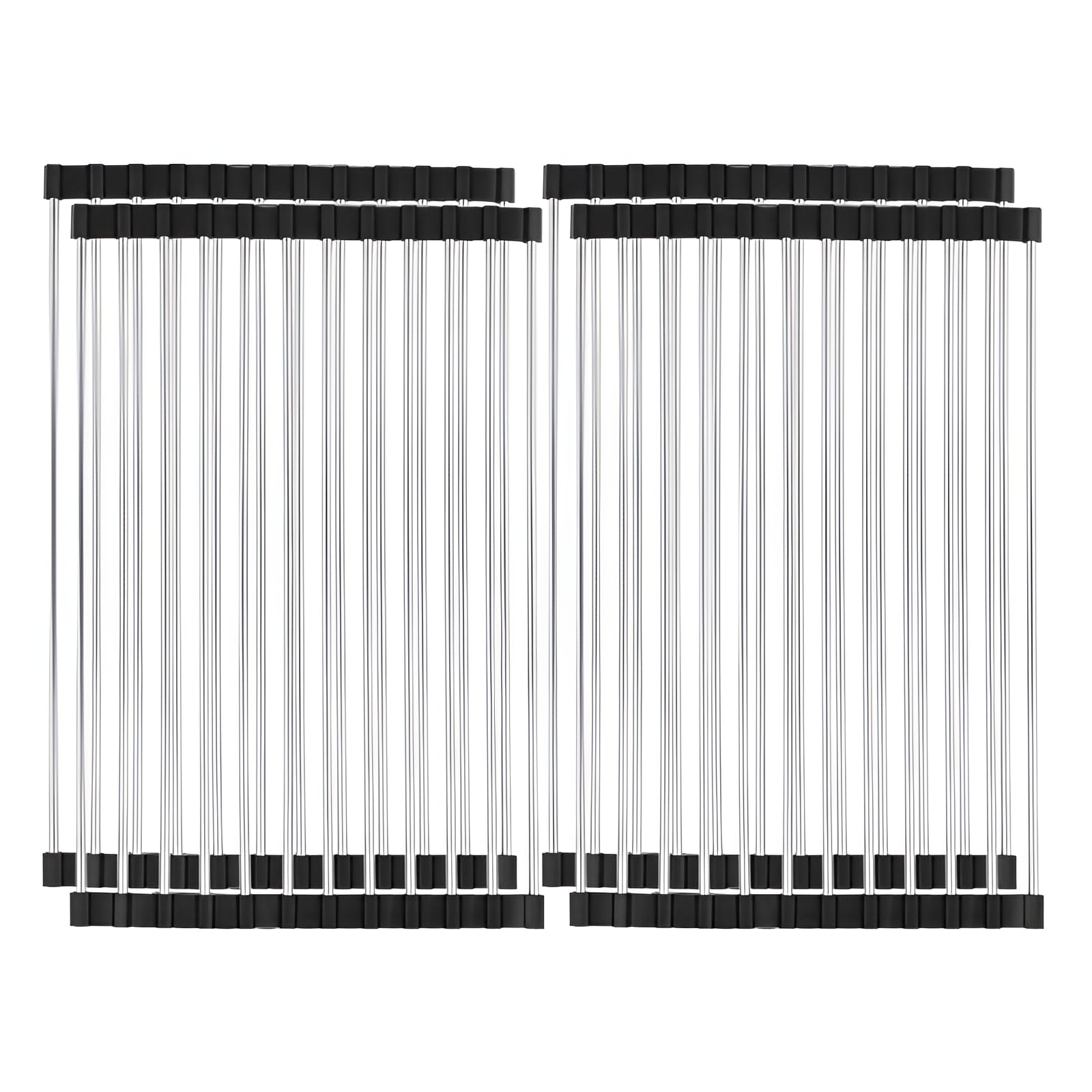 Drying Rack Structur ACDANC 4Pcs Roll Up Dish Drying Rack,Stable Structure Over the Sink ...