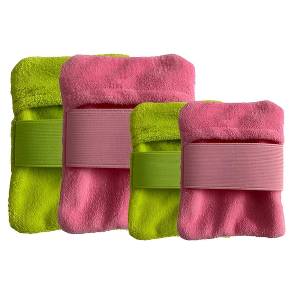 ACDANC 4Pcs Sand Remover for Beach Skin-Friendly Sand Off Bags for Vacation Camping Green + Pink