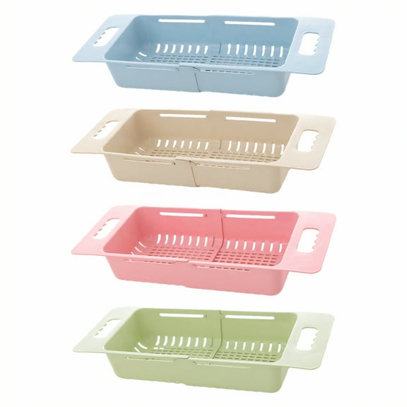 ACDANC 4Pcs Small Dish Drying Rack,1Layer Dish Rack in Sink,Drying Rack Dishes,Multicolor