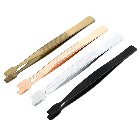 ACDANC 4Pcs Stamp Tweezers Stainless Steel Precision Set