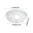thumbnail image 1 of ACDANC 5 Pack Clear Plastic Plant Saucers,6/10 inch Drip Pan Trays Plant Plate Dish for Indoor Outdoor Planters and Flower Pots, 1 of 4