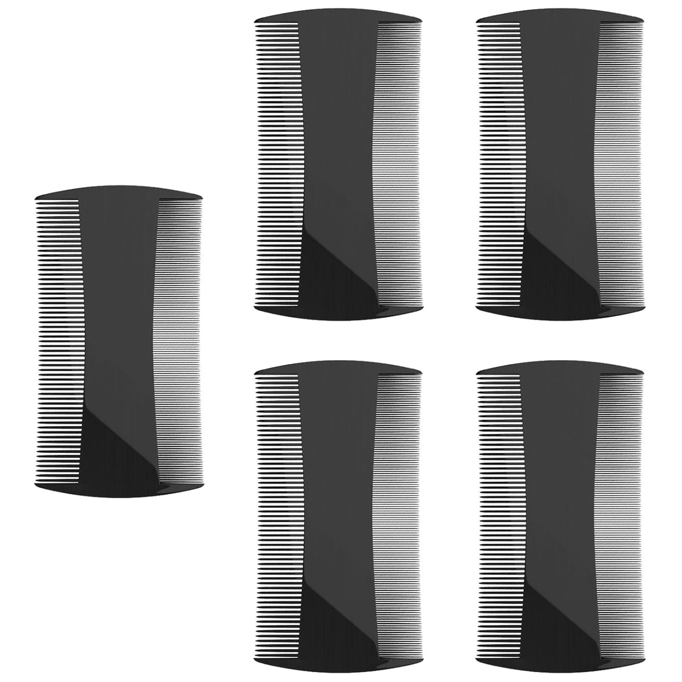 ACDANC 5 Pack Double-Sided Pocket Comb for Hair,Beards&Mustaches | Fine ...