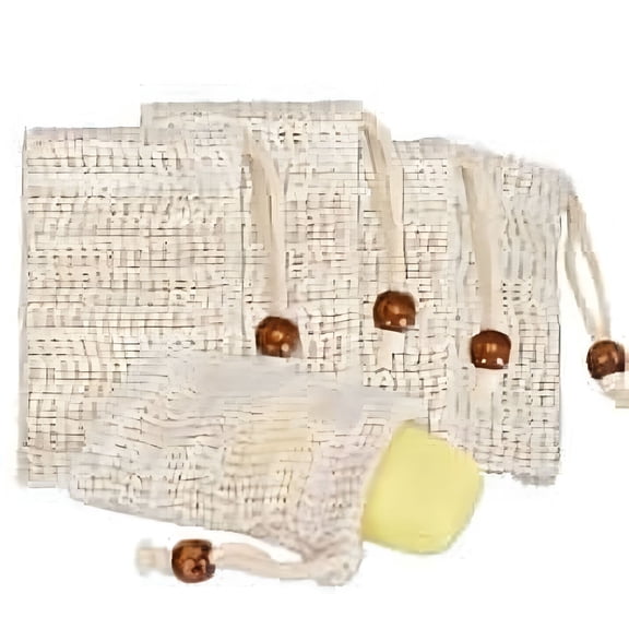 ACDANC 5 Pack Soap Saver Bag Mesh Bar Soap Loofah Holder Pouch for Shower