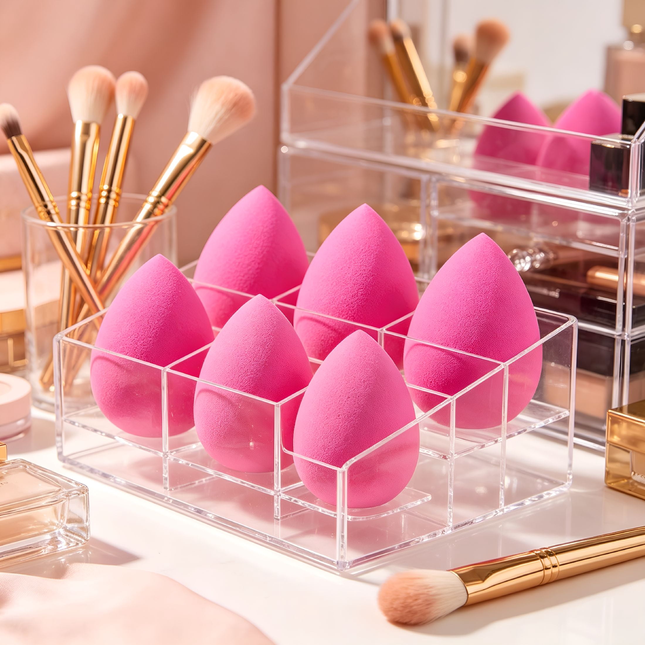 ACDANC 5 Pcs Makeup Sponges,Latex-Free Beauty Sponge for Flawless ...