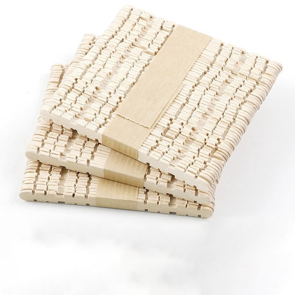 ACDANC 50-Pack Natural Wood Popsicle Sticks-Unfinished Diy Craft Sticks for Ice Cream,Baking&Art Projects,Smooth Edges&Food-Safe Material,Bulk Pack for Parties Eco-Friendly&Biodegradable