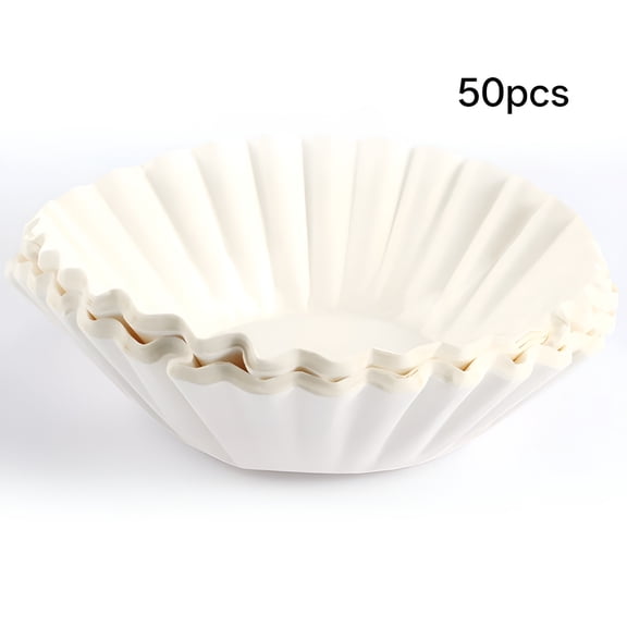 ACDANC 50-Pack Universal Disposable Coffee Filter Set, Paper Replacement Filters for Coffee Makers
