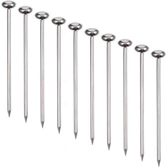 ACDANC 50 Pieces Stainless Steel Cocktail Picks Metal Martini Picks 4.3 Inch