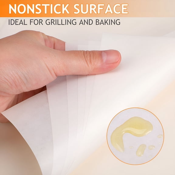 ACDANC 50 Sheets Parchment Paper Pre Cut Baking Paper Squares Parchment Sheets Paper Liners For Air Fryer Oven Steaming Grilling,7.87"X7.87"(LxW)