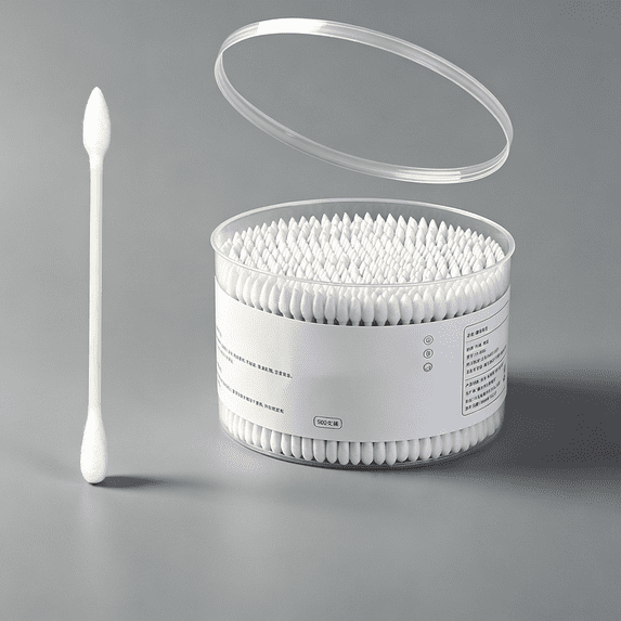 ACDANC 500Pcs 3In Gun Cleaning Swabs Long Cotton Swabsin Storage Box ...