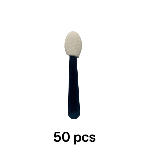 ACDANC 50Pcs Eyeshadow Applicators Disposable Beauty Tools Multifunctional Latex Sponge Eye Makeup Brushes,Black