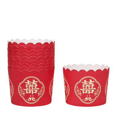ACDANC 50Pcs Mini Muffin Liners,Anti-Slip Design Cake Box,Suitable for Bulk Commercial Use Easy to Release From Molds Cupcake Liners,Happiness Character