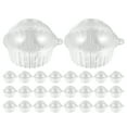 thumbnail image 1 of ACDANC 50pcs Cupcake Holders Clear Plastic Cupcake Containers Disposable Cake Boxes, 1 of 7