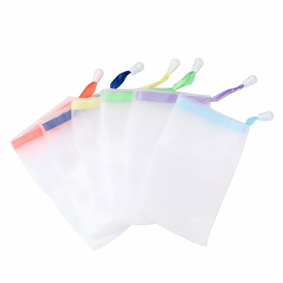 ACDANC 5Pcs Bag Holder Bags Bath Soap Pouches Sack Mesh Beauty Tools,Bar Soap Pouch