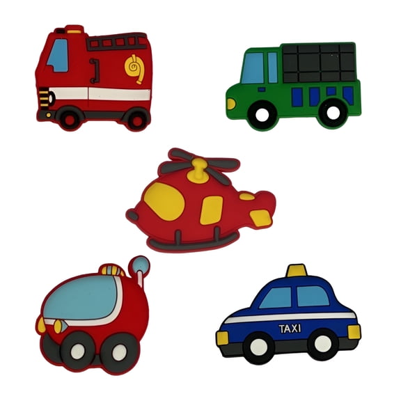 ACDANC 5Pcs Creative Cartoon Car Fridge Magnets for Kids Small Size Magnetic Fridge Magnet Transportation Magnets