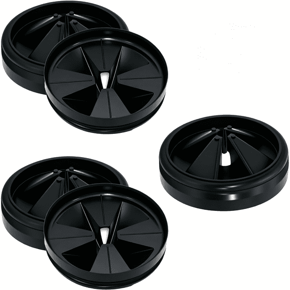 ACDANC 5Pcs Garbage Disposal Splash Guard 3 3\/8" for Evolution Series,Noise-Reducing & Easy Install Nitrile Sink Rubber Drain Insert - Dishwasher Safe Drain Plug