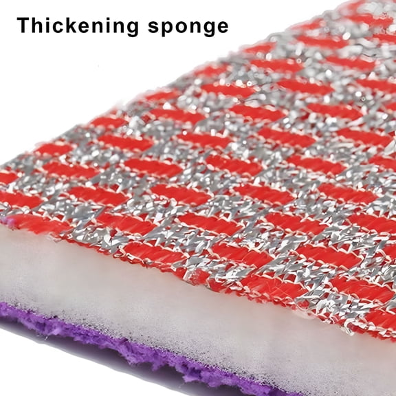 ACDANC 6 Pack Dishwashing Sponge Scrubber,Multi-Purpose Scrub Sponges for Kitchen,Non-Scratch Double-Side Microfiber Sponge Along with Heavy Duty Scouring Cleaning of Dishes Pots Pans,6.3" X 3.54"