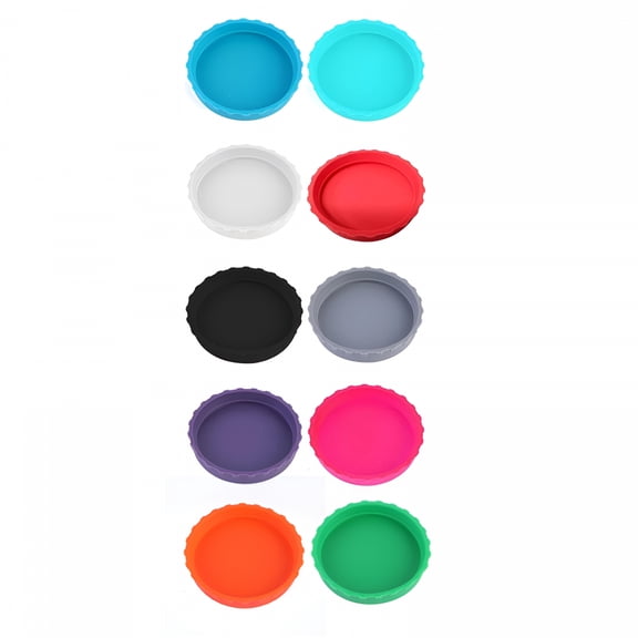 ACDANC 6-Pack Vibrant Silicone Soda Can Lids Set! Bpa-Free Reusable Can Covers in 6 Colors  Perfect Can Stoppers for Soda, Beer & Juice (Fits Standard 12Oz Cans, Leak-Proof)