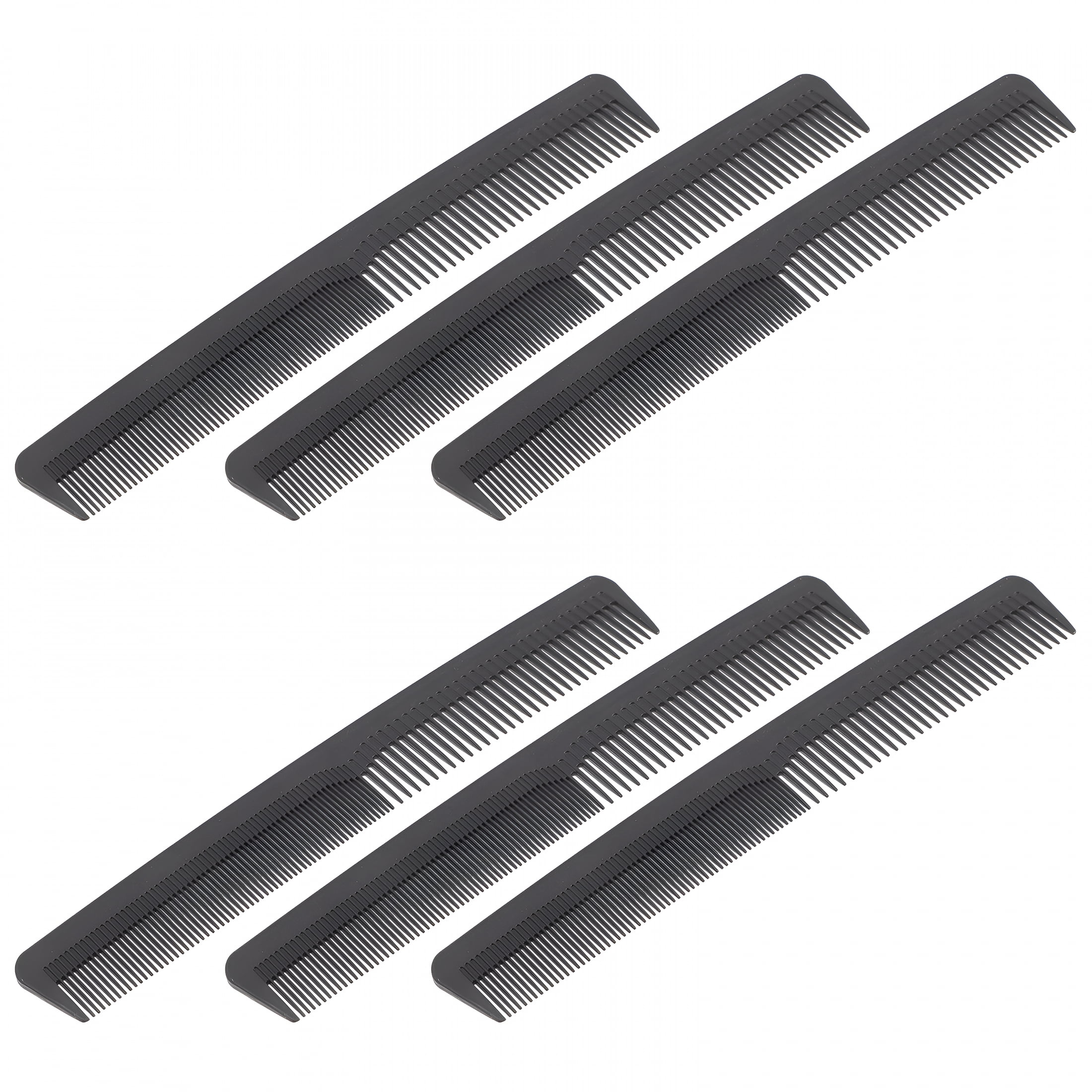 ACDANC 6 Pcs 360 Wave Brush Detangling Comb Fine and Wide Tooth Combs ...