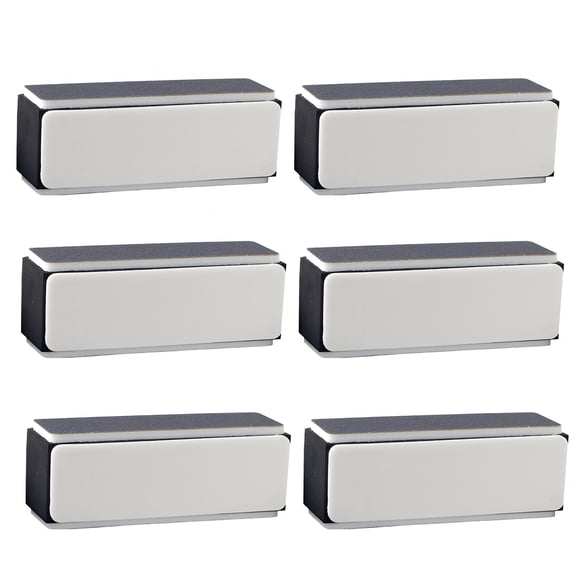 ACDANC 6 Pcs Durable Tofu Block Sponge Four Side Nail Polishing Strip Emery Board Nail Buffers Sanding Blocks Nail Tools Supplies (Grey)