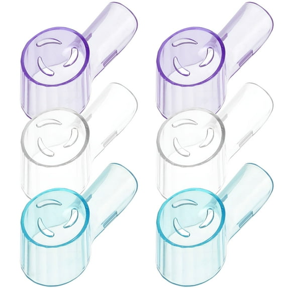 ACDANC 6 Pcs Toothbrush Covers Electric Toothbrush Head Cover Household Plastic