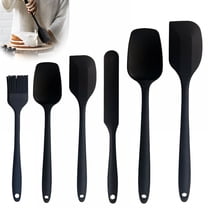 ACDANC 6 Pieces Silicone Spatula,Filling Stirring Tool Heat Resistant Spatulas,Baking Spatula Cooking Baking Nonstick Cookware Tool,Mix1