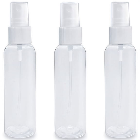 ACDANC 60ml/2oz Plastic Fine Mist Small Spray Bottle,Empty Portable Sprayer Bottle for Liquids,Travel Size (Pack of 3)