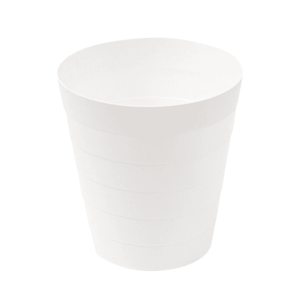 ACDANC 6L Trash Can Lidless Bamboo Pattern Waste Basket for Kitchen Bathroom