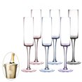 thumbnail image 1 of ACDANC 6Pcs Champagne Flutes Plastic 5.5 oz Stackable Organization Cocktail Glass Party Cups for Home Events Mix1, 1 of 7