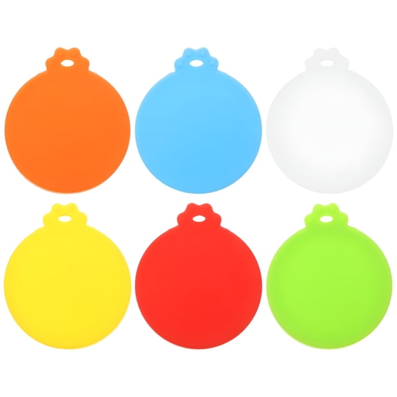 ACDANC 6Pcs Pet Food Can Cover Silicone Can Lids Dog Cat Food Can Lids Beverage Can Silicone Covers Can Covers for Dog Food Cans