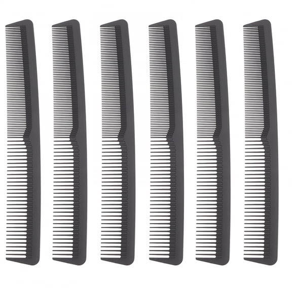 ACDANC 6pcs Double Tooth Combs Fine and Wide Tooth Combs Plastic Hair Combs for Men Women