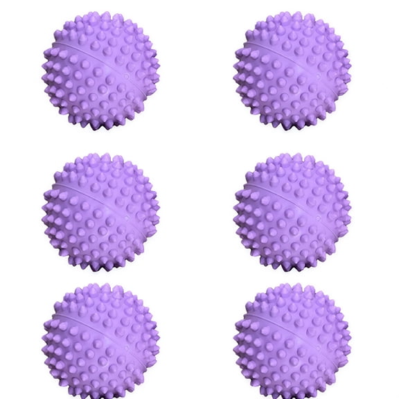 ACDANC 6pcs Dryer Balls,Laundry Reusable Soften and Fluff Washing Balls,Anti Static Dryer Drying Balls for Laundry Clothes Fabrics,Reduce Wrinkles,Alternative to Fabric Softener,2.5 in